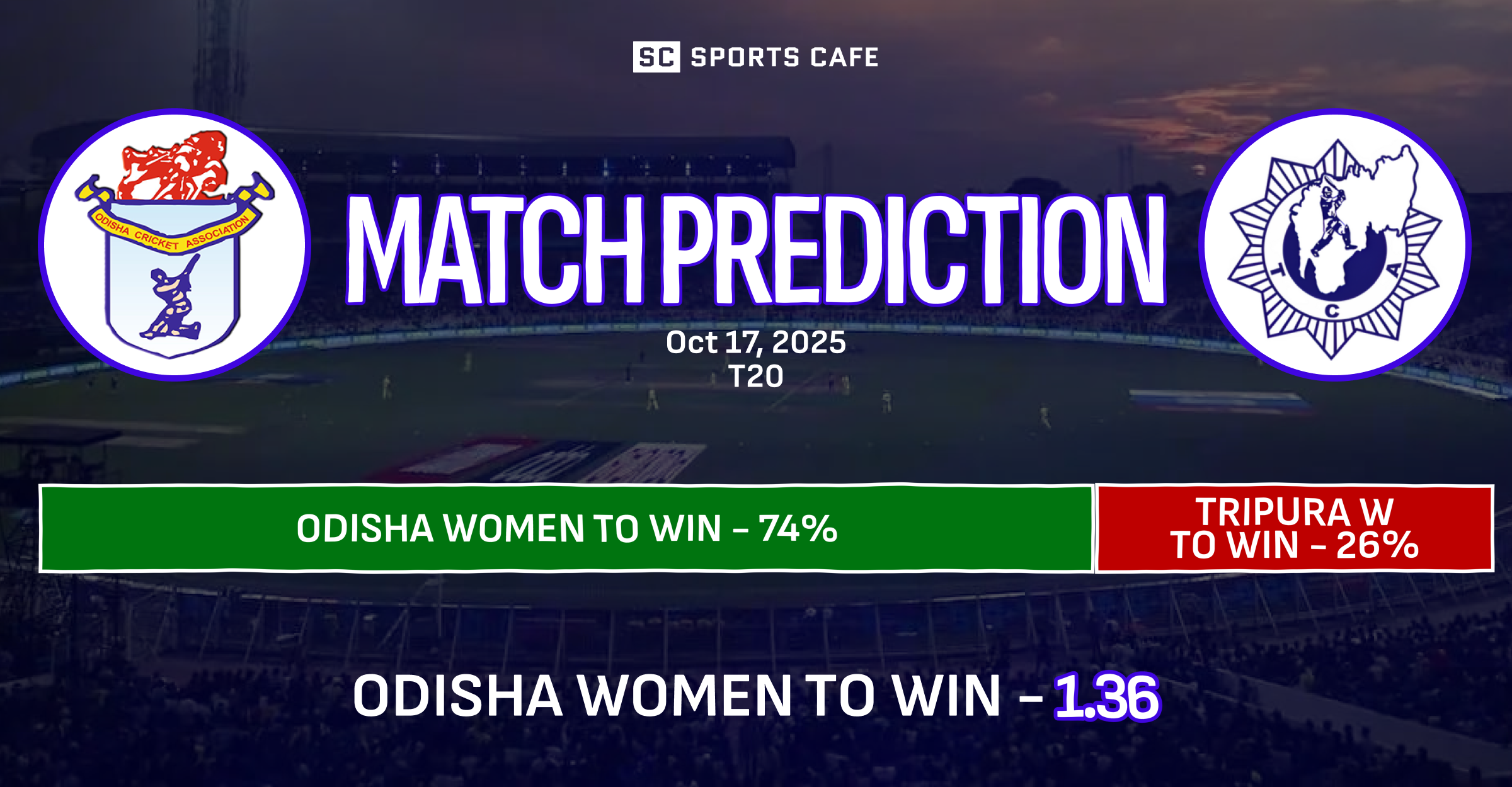 Odisha-W vs Tripura-W